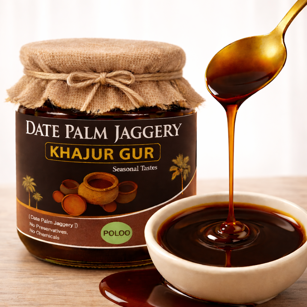 Pure Date Palm Jaggery (Khajur Gur) 1 Kg – 100% Natural & Chemical Free